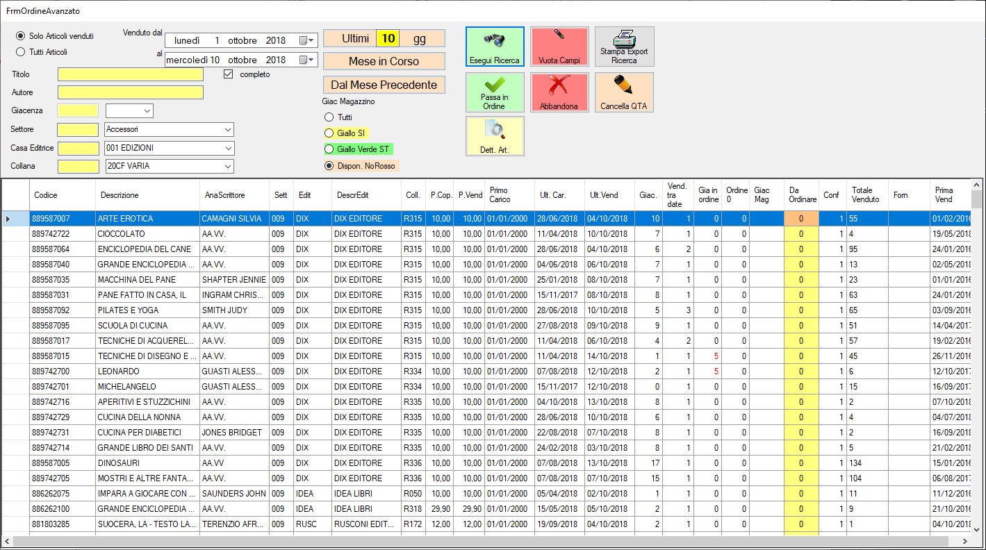 Gestione Ordini The Openbook